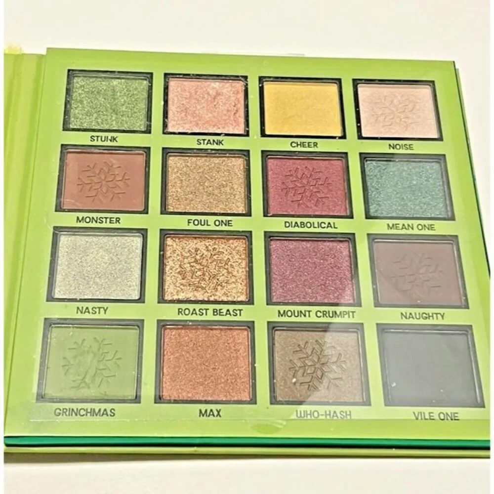 Taste Beauty grinch eyeshadow